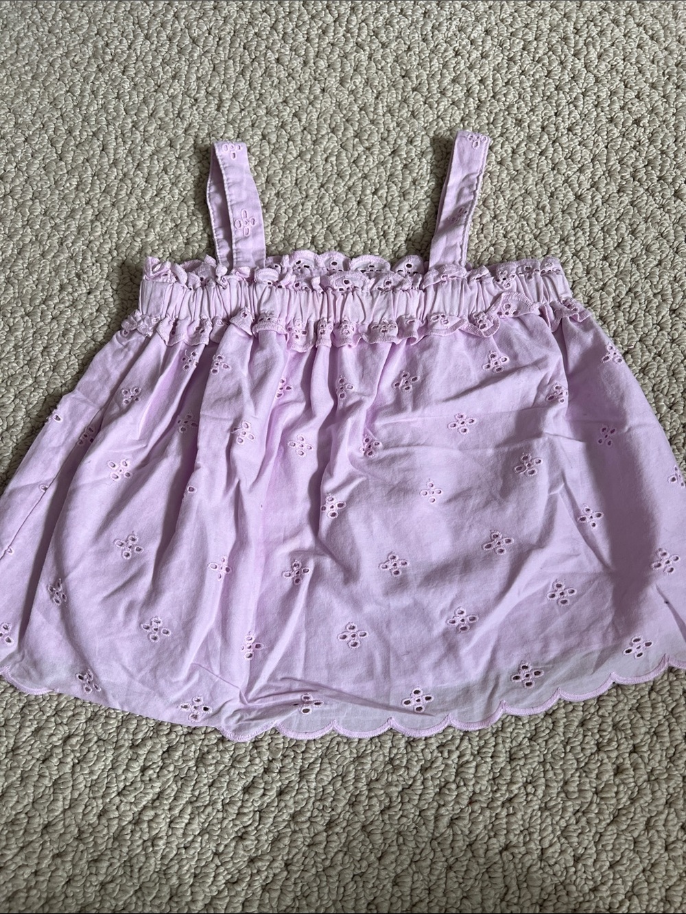 BabyGAP Lavender Eyelet Tank Top